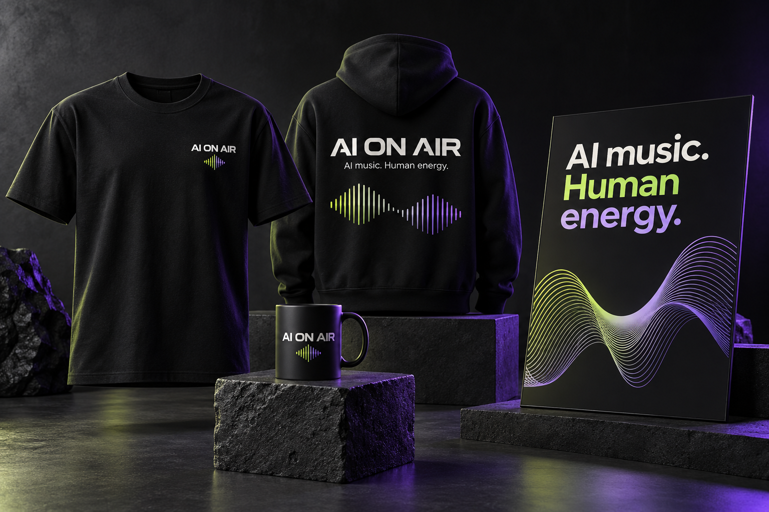 Preview the AI On Air merchandise concept collection